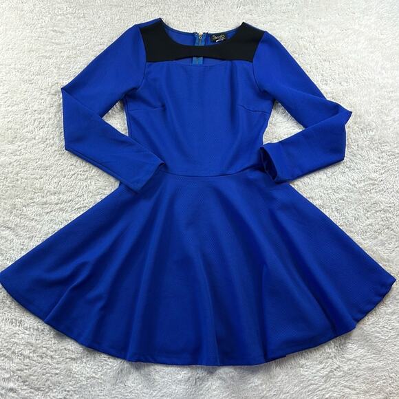 Stefano Di Roma long sleeved fit and flare dress, size small - Picture 1 of 6